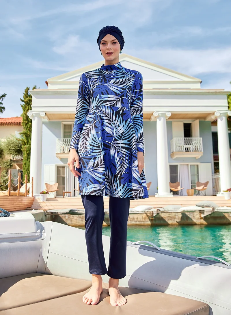 Rivamare  Afiya Burkini 4-Piece Modest Swimwear Set for Women | Best Price UAE