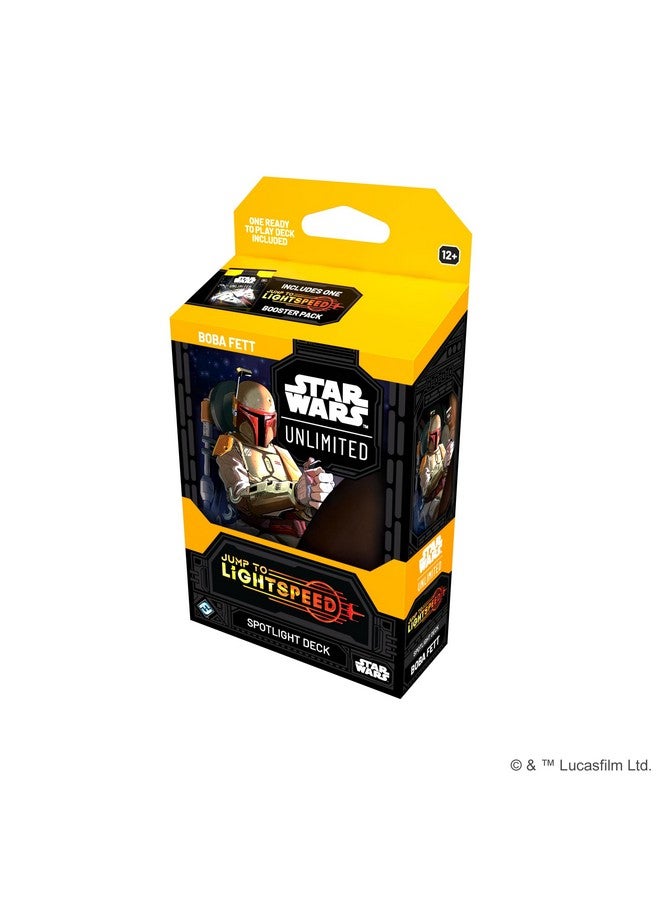 Fantasy Flight Games Star Wars: Unlimited TCG Jump to Lightspeed Boba Fett Spotlight Deck - Ready-to-Play 50-Card Deck with Exclusive Cards! Ages 12+, 2+ Players, 20 Minute Playtime, Made by Fantasy Flight Games - Image 5