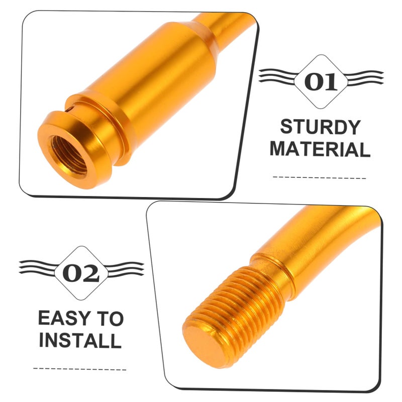 Red Adjustable Gear Shift Extension Rod Shift Lever for Enhanced Driving Compatibility - Image 4