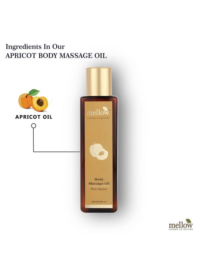 MELLOW Mellow Herbals Ayurvedic Apricot Body Massage Oil (100ML) for Hydrated and Moisturized Skin | Helps to Reduce Lifestyle Stress & Dark Patches for Men and Women | Ayush Certified | GMO, Paraben and Silicone Free -  - Image 4