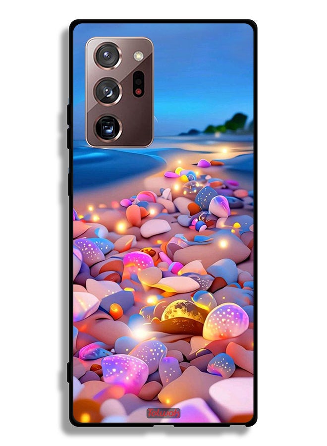 Tolwak Samsung Galaxy Note 20 Ultra 5G Protective Case Cover Stones Art - Image 2