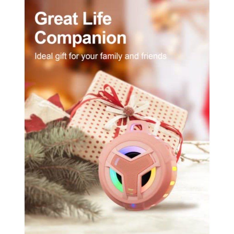 Bluetooth Shower Speaker, Waterproof Portable Wireless Speakers with Light, IP67 Floating, 2000mAh, Small Portable Speaker for Kayak, Beach, Pool Accessories, Gifts for Unisex - Image 3