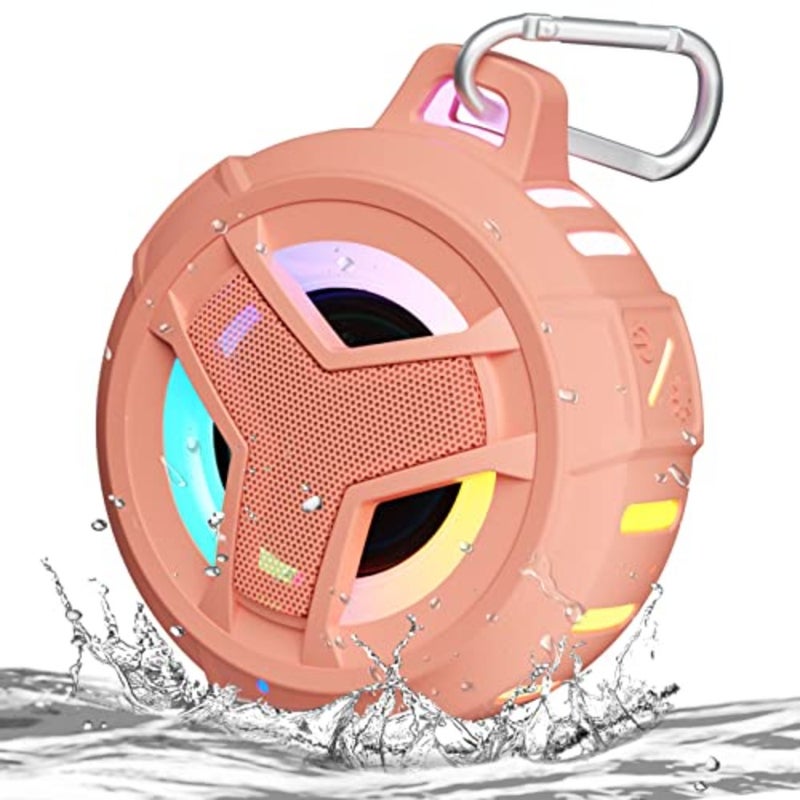Bluetooth Shower Speaker, Waterproof Portable Wireless Speakers with Light, IP67 Floating, 2000mAh, Small Portable Speaker for Kayak, Beach, Pool Accessories, Gifts for Unisex - Image 1