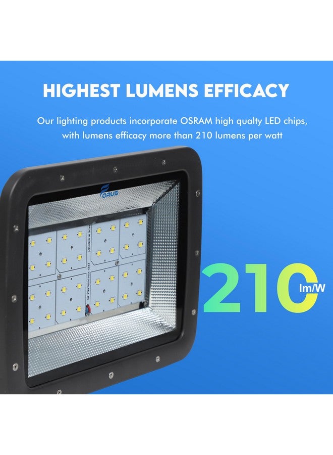 Forus LED Flood Light 150W - Warm White, Waterproof, 10 Years Warranty, Outdoor High Mast Security Light 1Pc - Image 4