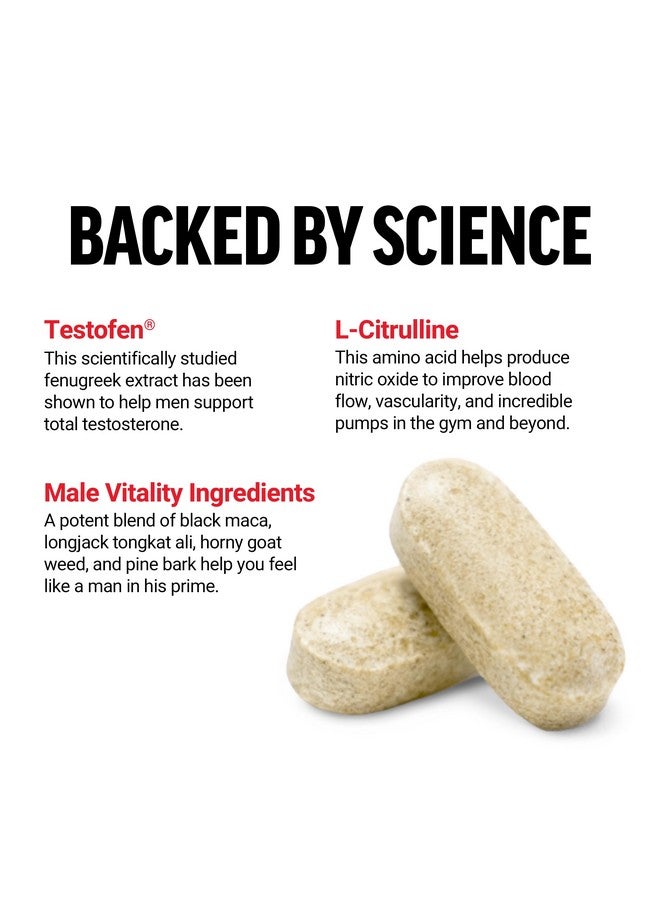 Force Factor فورس فاكتور تيست X180 ألفا v2 دعم تي للرجال، مكمل تي للمساعدة في بناء القوة، زيادة أكسيد النيتريك، ودعم الأداء اليومي، 120 قرص - Image 5