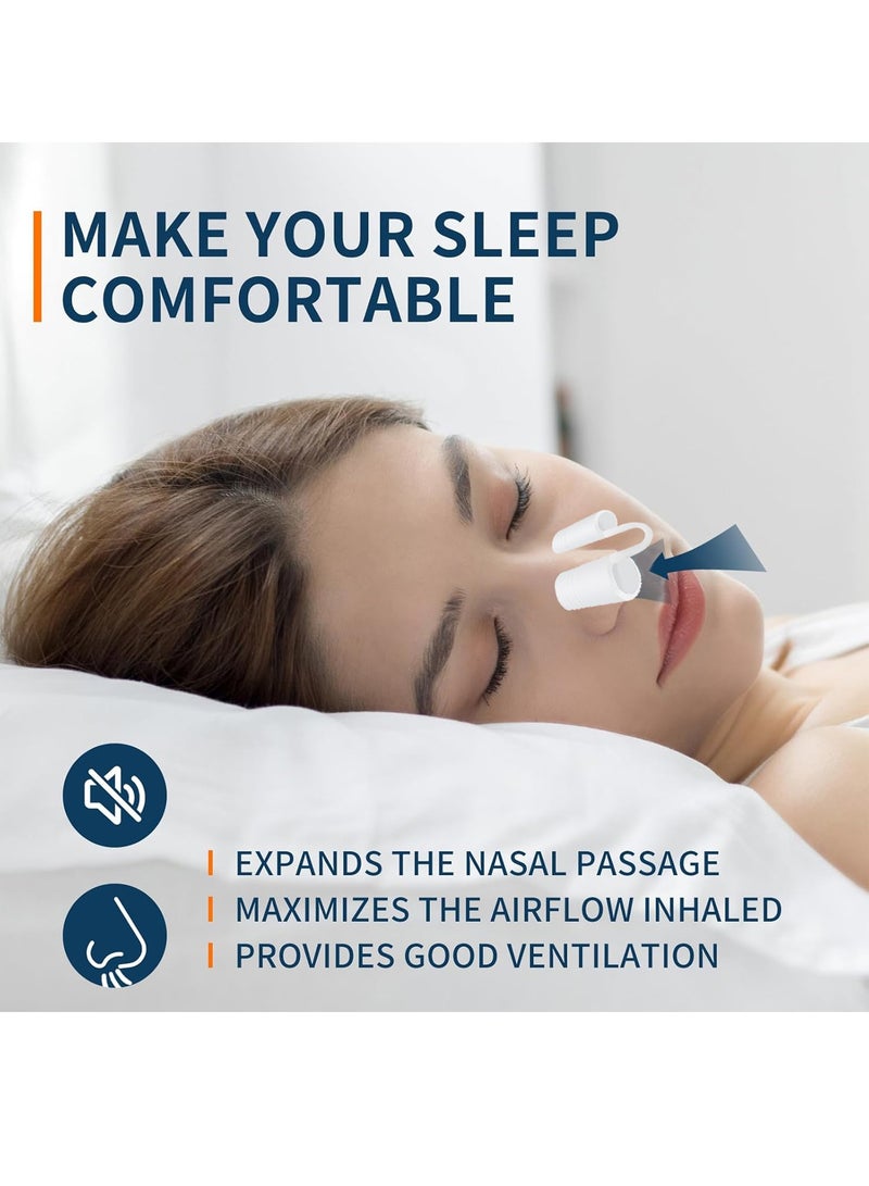 عربست أجهزة مضادة للشخير، موسعات الأنف، فتحات أنف مضادة للشخير، مانعة للسفر والمنزل - 8 قطع - Image 4