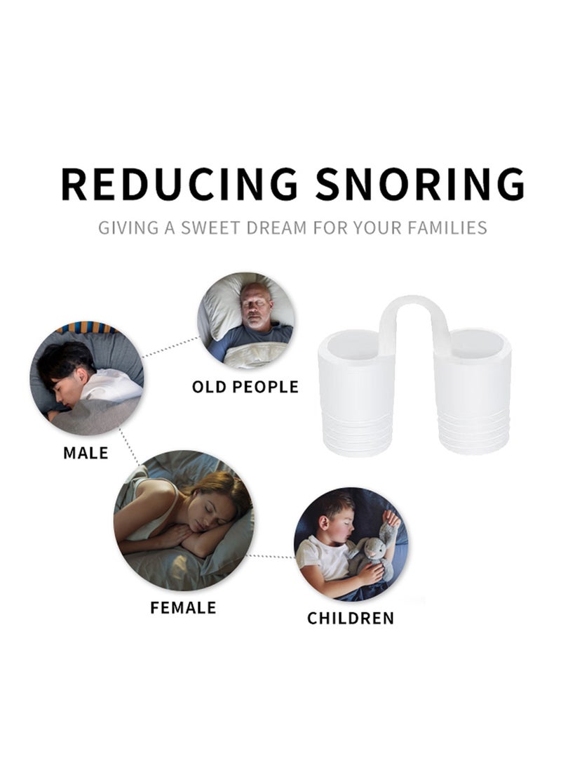 عربست أجهزة مضادة للشخير، موسعات الأنف، فتحات أنف مضادة للشخير، مانعة للسفر والمنزل - 8 قطع - Image 5