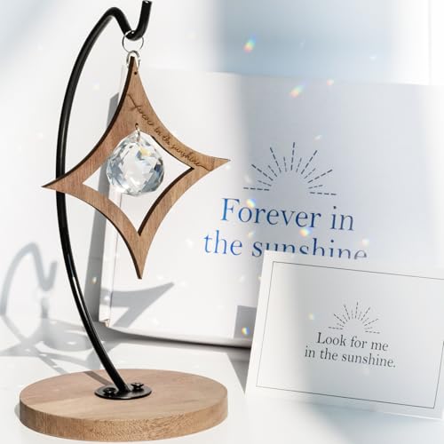 ifeolo Sympathy Gifts for Loss of Loved One Crystal Rainbow Maker Suncatcher Memorial Grief Remembrance Bereavement Condolence Gift for Mom Dad Women Men Miscarriage Funeral Sorry for Your Loss - Image 1