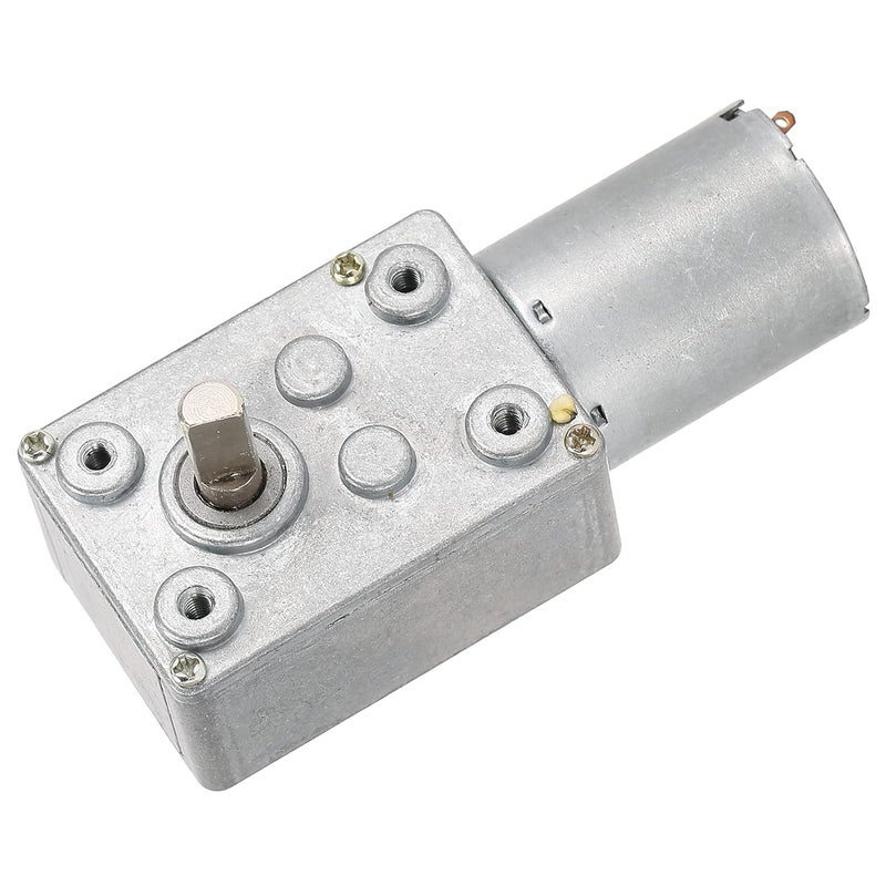 DC Motor Gear Motor, Durable Compact Mechanical Structure, DC 12V, Self Locking, 15RPM Low Speed - High Torque Performance, Lightweight Aluminum Brass Material, Ideal for - Image 3