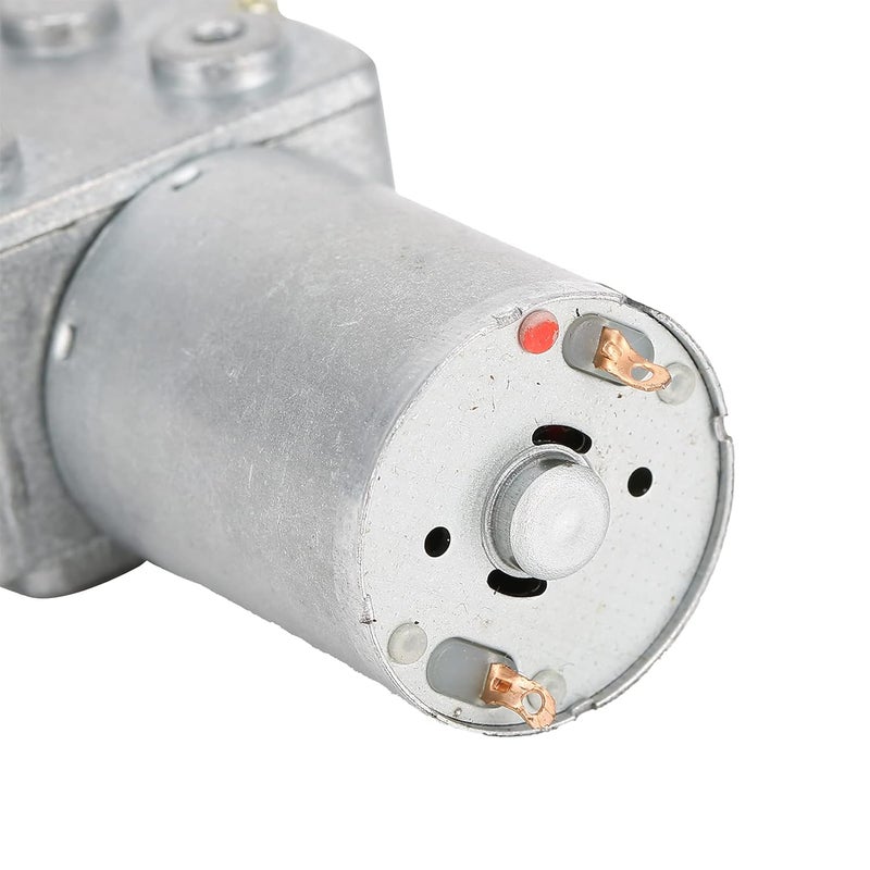 DC Motor Gear Motor, Durable Compact Mechanical Structure, DC 12V, Self Locking, 15RPM Low Speed - High Torque Performance, Lightweight Aluminum Brass Material, Ideal for - Image 5