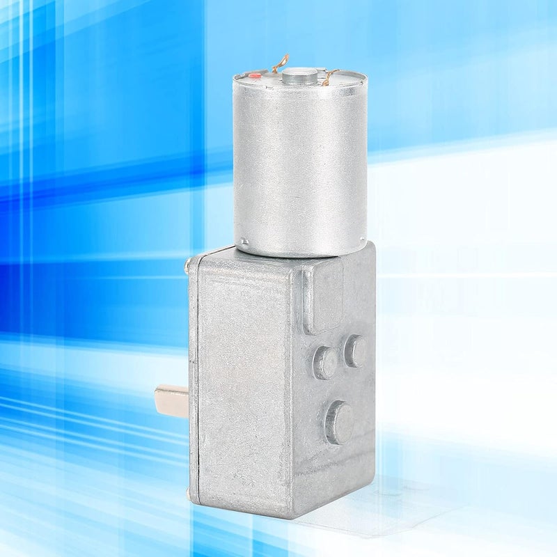 DC Motor Gear Motor, Durable Compact Mechanical Structure, DC 12V, Self Locking, 15RPM Low Speed - High Torque Performance, Lightweight Aluminum Brass Material, Ideal for - Image 4