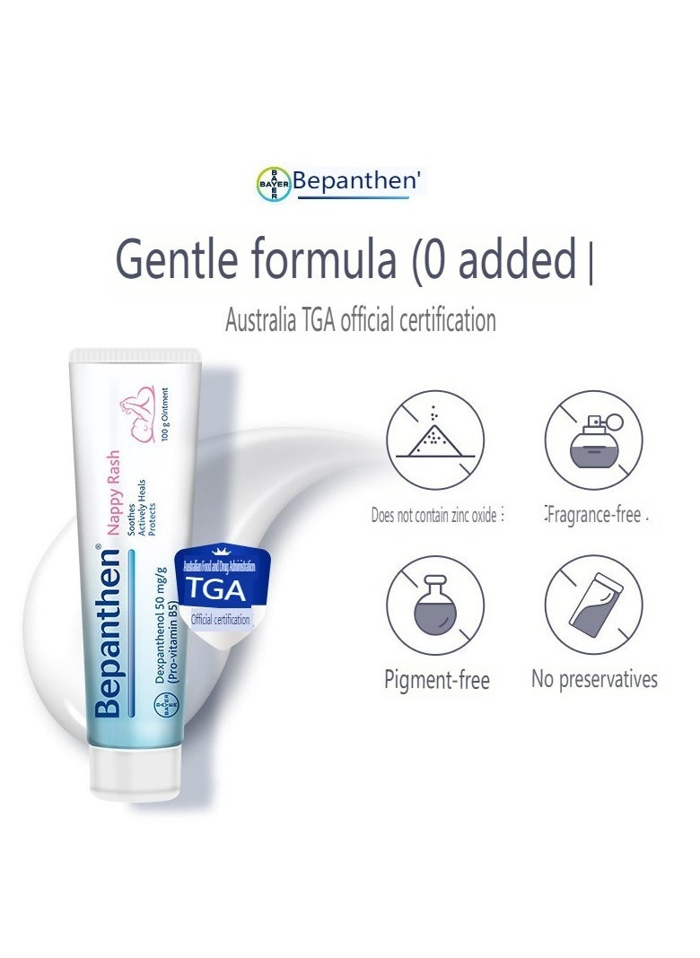 Bepanthen Baby Protective Ointment, Prevents and Treats Diaper Rash, 100g  - Image 4