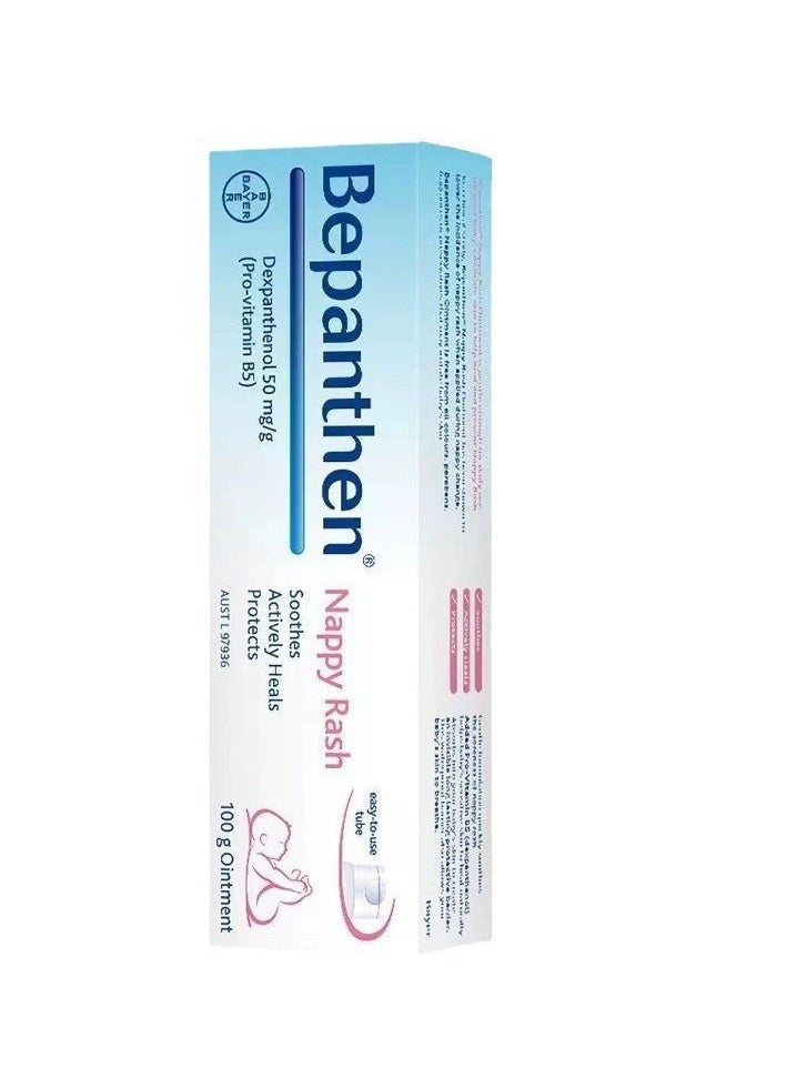 Bepanthen Baby Protective Ointment, Prevents and Treats Diaper Rash, 100g  - Image 1
