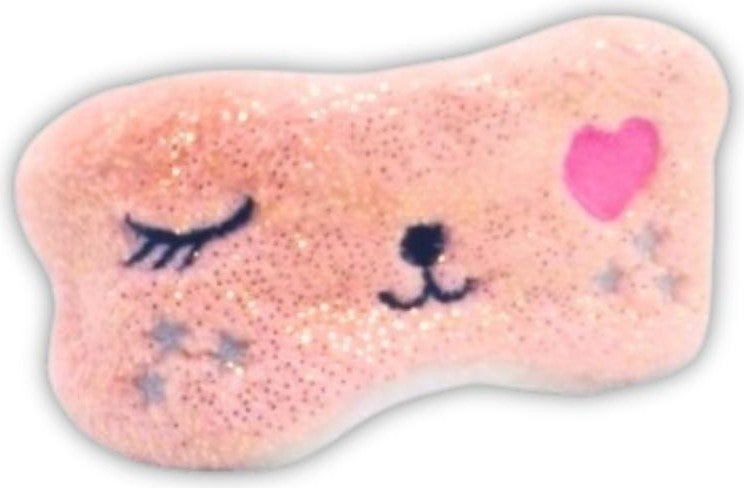 Vav Baby Baby Sleep Mask Glittery Heart Cat - Image 3