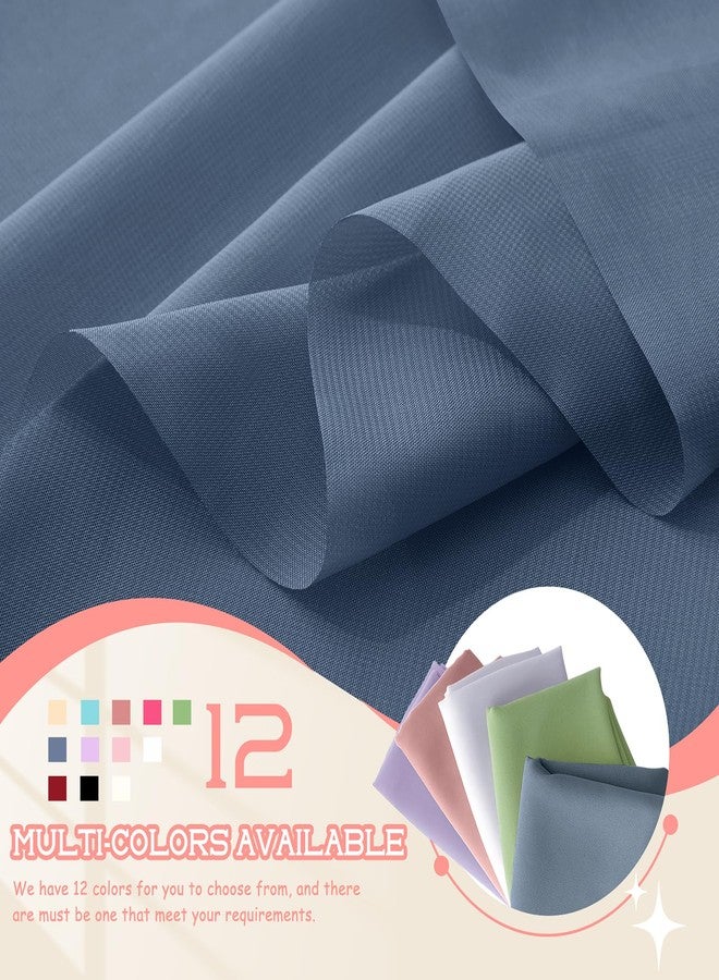 VACVELT Dusty Blue Chiffon Fabric by The Yard, 60 Inch Wide Chiffon Sheer Fabric Bolt Wedding Draping Fabric, Soft Chiffon Fabric for Wedding Arch Draping Backdrop, Party Decor (Pre-Cut, 5 Yards) - Image 3