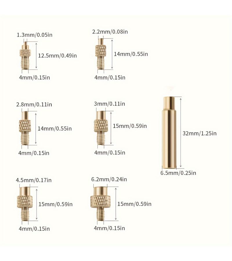M5 Threaded Insert Nut Kit for 3D Printing Filament Screw On - Image 3