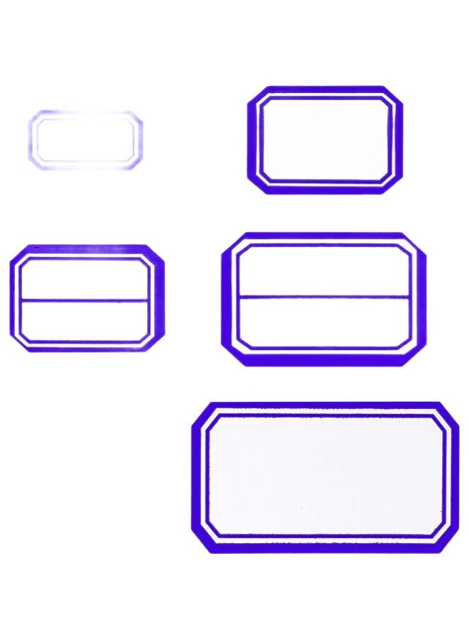 Dsb 3840 Pieces 24×14Mm Self-Adhesive Labels, 64 Pieces/Sheet, 60 Sheets/Pack, Easy-Tear, Name Tags, Price Tags, 4621 Blue - Image 1