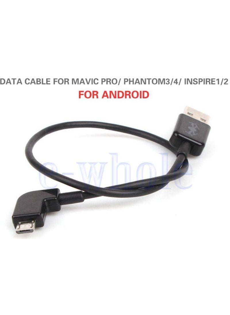 Profisher - DJI Mavic Pro Controller Extension Cable Micro Phone Tablet - Image 1
