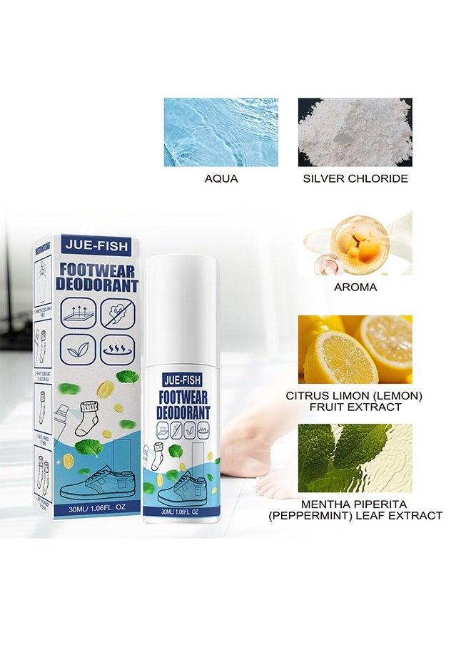 JUE-FISH JUE-FISH Shoes And Shoe Cabinet Deodorizer Spray – Shoe And Socks Deodorizer - Quickly Eliminates Odors From Shoes, Socks And Sweaty Feet, keeping Them Fresh For A Long Time  - Image 3