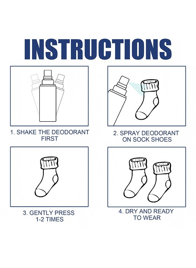 JUE-FISH JUE-FISH Shoes And Shoe Cabinet Deodorizer Spray – Shoe And Socks Deodorizer - Quickly Eliminates Odors From Shoes, Socks And Sweaty Feet, keeping Them Fresh For A Long Time  - Image 4