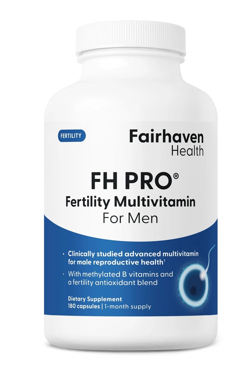 فايرهايفن هيلث FH Pro®‎ متعدد فيتامينات دعم الخصوبة للرجال، 180 كبسولة