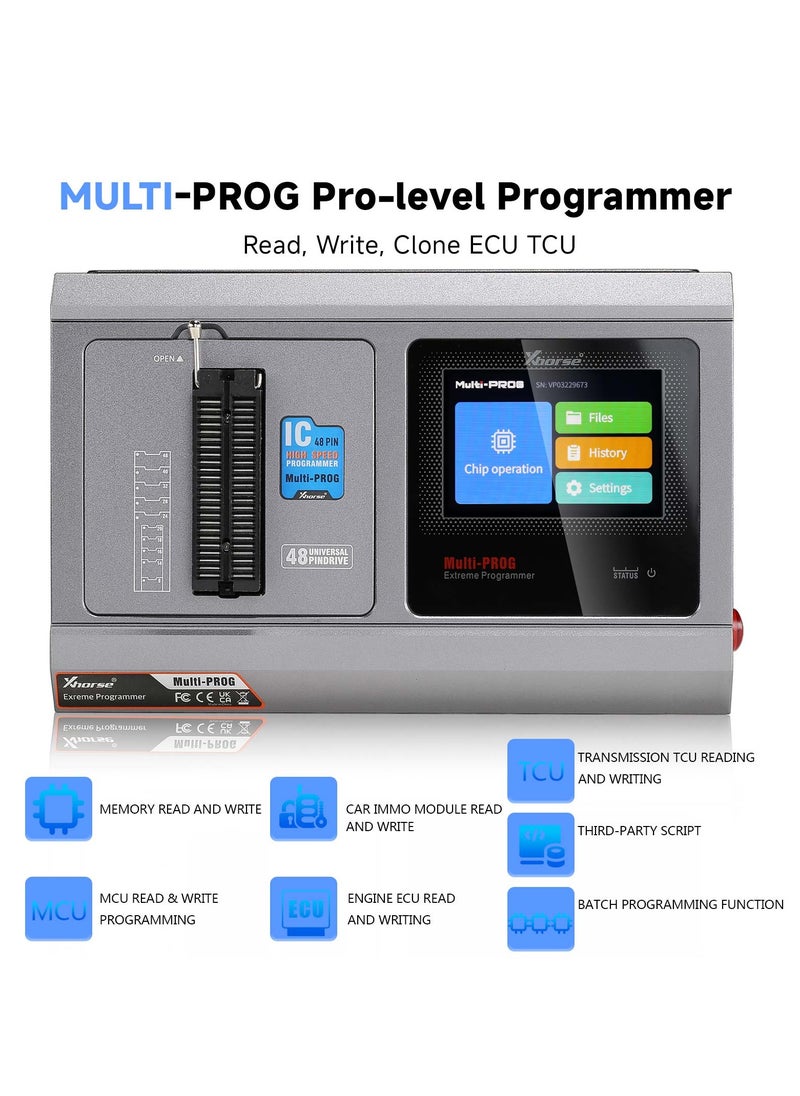 Xhorse Vvdi Multi-Prog Multi Prog Automobile Ecu Tcu Programmer Update of Vvdi Prog with Free Mqb48 License Supports Checksum and Scripts Function  - Image 3