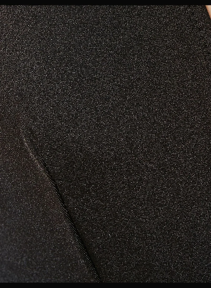 KOTON V Neck Metal Detail Swimsuit