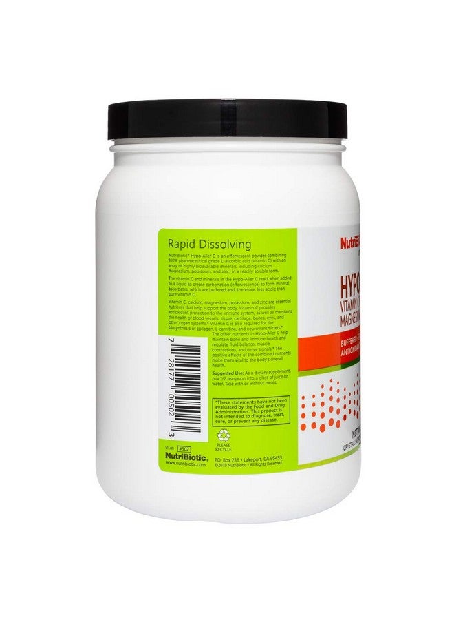 NutriBiotic - Hypo-Aller C Powder Vitamin C & Minerals, 2.2 Lb | 1300 Mg Vitamin C for Antioxidant & Collagen Support | Buffered with Calcium, Magnesium, Zinc & Potassium | Gluten & GMO Free - Image 2