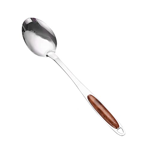 NAIDEV Stainless Steel Oval Server Spoon Cooking Spoon Solid Utensil Kitchen Tools etc (Serving Spoon) - Image 1