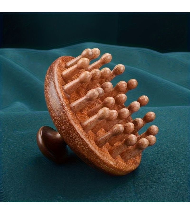 Upgraded Mushroom Massage Comb Handheld Soothing Tool for Head Neck Shoulders Body - Image 5