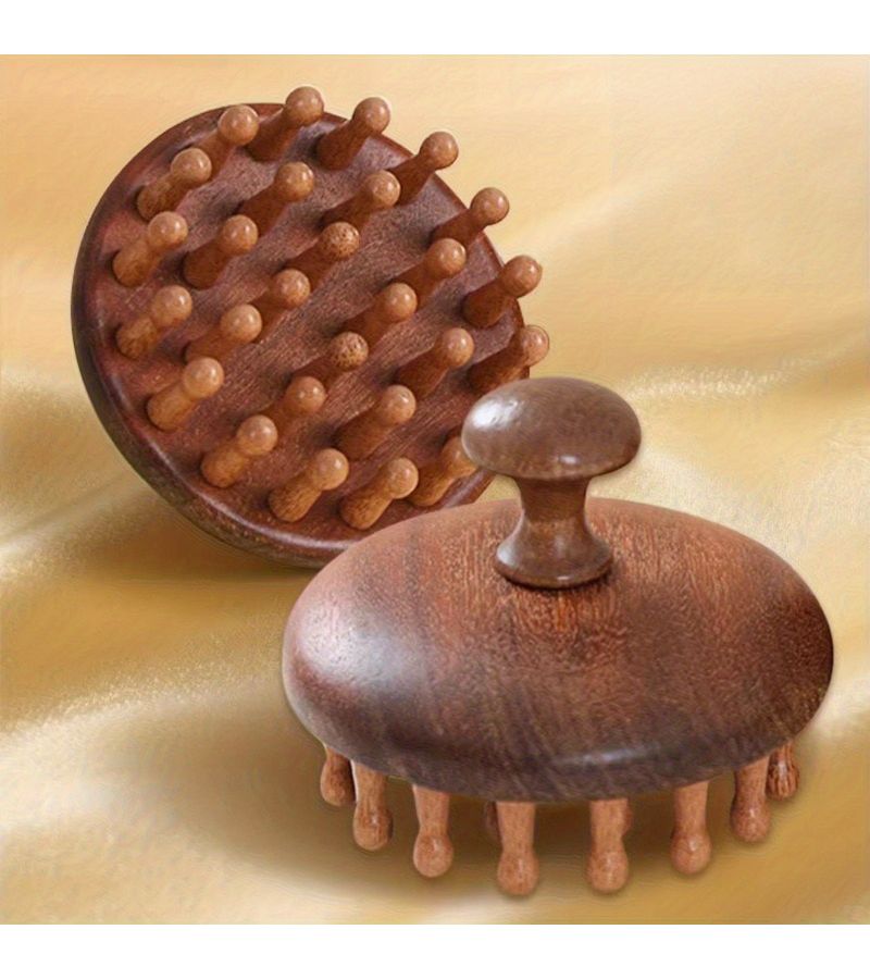 Upgraded Mushroom Massage Comb Handheld Soothing Tool for Head Neck Shoulders Body - Image 4
