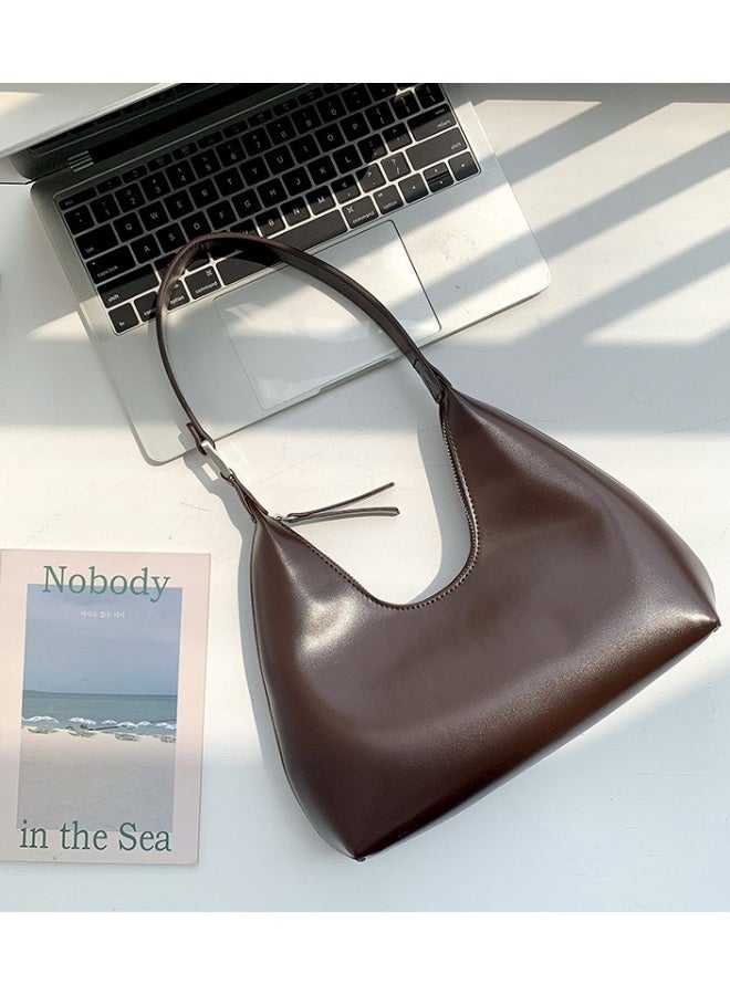 Niche Bag Women's Simple Crescent Shoulder Handbag  - Image 1