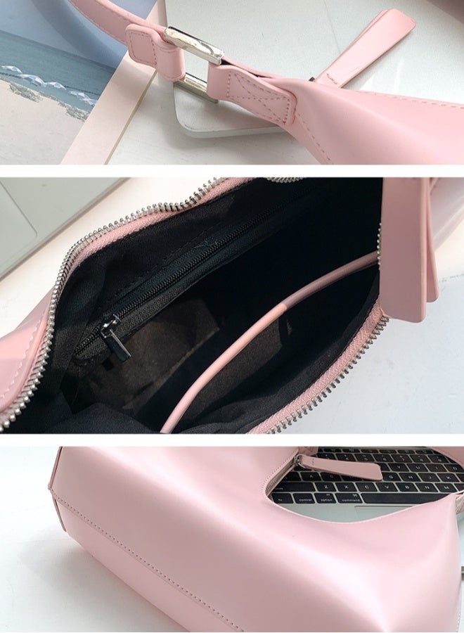 Niche Bag Women's Simple Crescent Shoulder Handbag  - Image 3