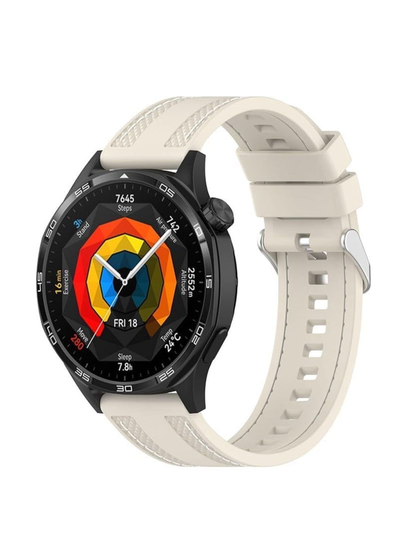 22mm Silicone Strap For Watch GT5 46mm | GT5 Pro | GT4 46mm | GT3 46mm | GT2 46mm | GT2 Pro | Watch Buds | Watch 3 Pro | Ultimate | GT3 Pro Smooth Flexible and Durable Strap - Image 1