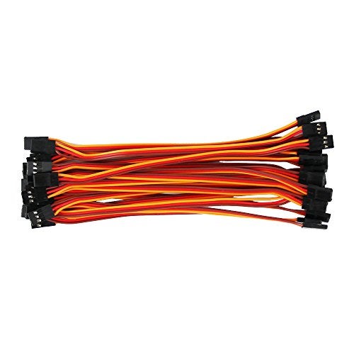OliYin 20pcs 5.90inch 22awg 60 Cores Male to Male Lead Plug Servo Extension Wire Cable Line for RC Model Aircraft Stranded Futaba JR - Image 2