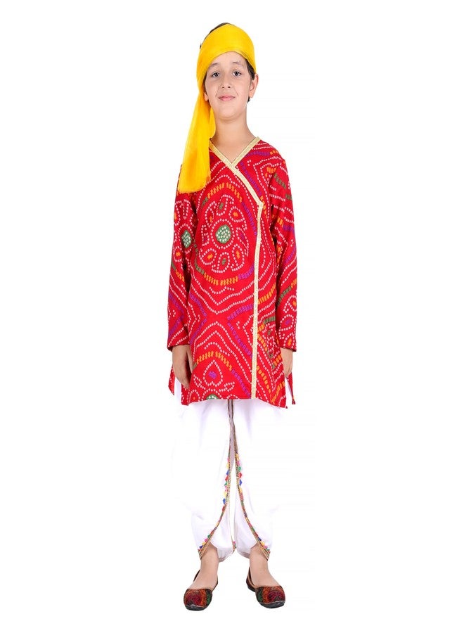 DESI ANDAAZ Rajasthani Dress For Boys Indian State Fancy Dress Costume for Kids - Image 1