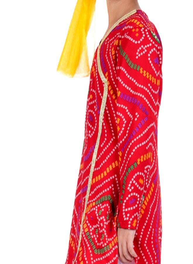 DESI ANDAAZ Rajasthani Dress For Boys Indian State Fancy Dress Costume for Kids - Image 4