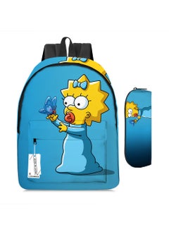 Anime cartoon backpack two piece set