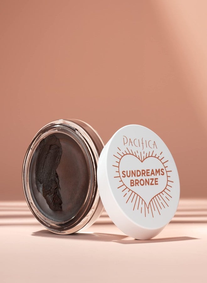 باسيفيكا برونزر الوجه من باسيفيكا - كريم برونزي مطفي من صن دريمز، مرطب وقابل للبناء مع مستخلصات زهرية، خالٍ من التلك، نباتي ولم يتم اختباره على الحيوانات، 1 أونصة (اللون إمبر) - Image 2