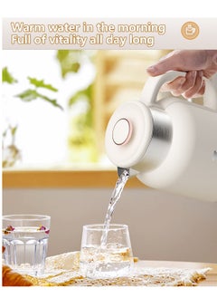 ZOLELE ZOLELE Smart Electric Kettle HK152 Cordless 1.5L Electric Kettle, Fast Boiling 6 Speed Temperatue Settings, Auto Shut-Off, LED Indicator Lights - White  - Image 3