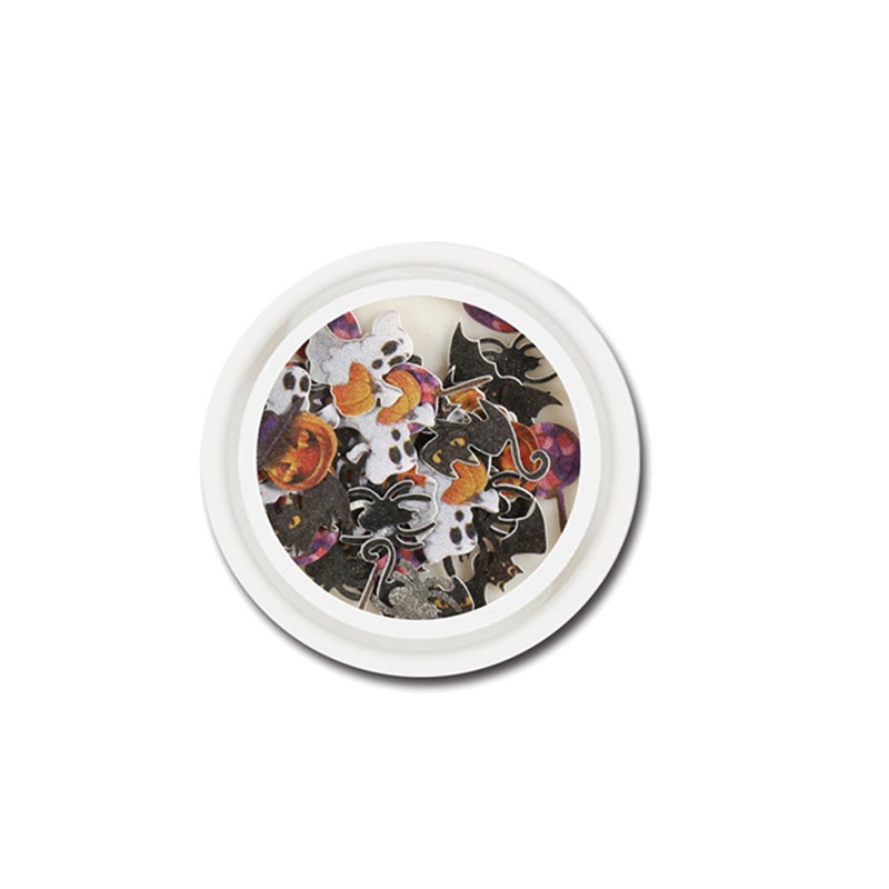 Christmas Helloween Nail Flakes Stickers Colorful Confetti Paillette Manicure Nail Art Supplies DIY Nail Decoration Sequins Nail Decoration Sticker - Image 1