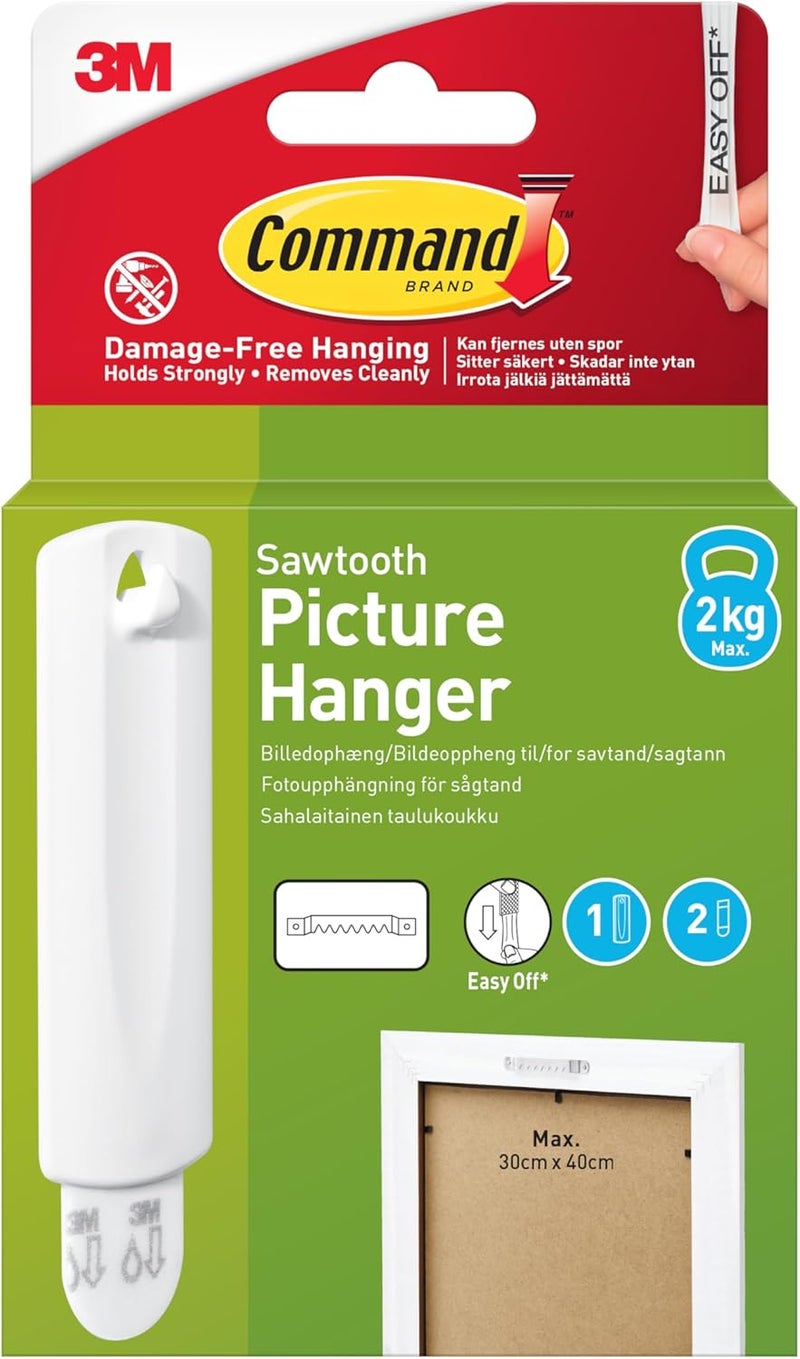 Command Sawtooth Large Picture Hanger - Image 1