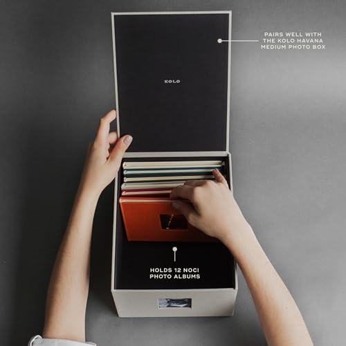 Kolo Noci Small 4x6 Photo Album, Holds 24 Photos, Ideal for Weddings and Baby Books, Black - Image 4