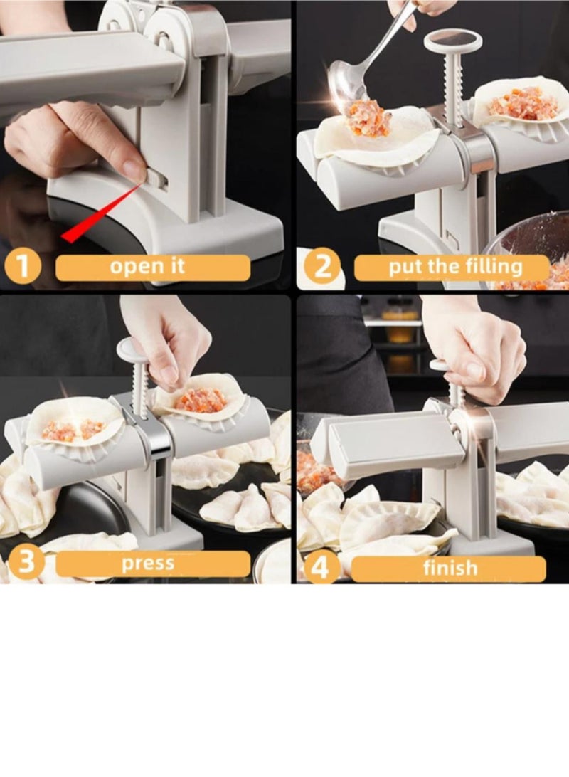 Plastic foldable samosa maker  2 pieces  with a spreader - Image 5