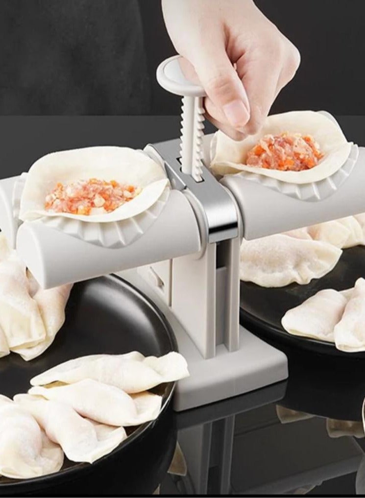 Plastic foldable samosa maker  2 pieces  with a spreader - Image 3
