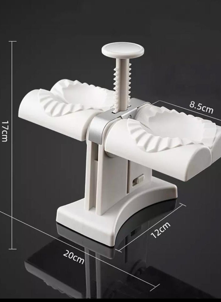 Plastic foldable samosa maker  2 pieces  with a spreader - Image 4