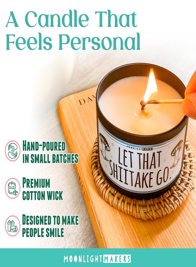 Moonlight Makers Happy Anniversary Caribbean Teakwood Scented Candle - Handmade Natural Soy Candle Wax, 25 Hour Burn Time, for Women, Unique Housewarming Gifts, Room Decor - 8oz Tin - Image 2
