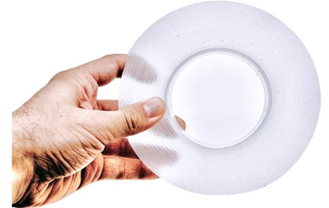 IONIX SKADIOO Double Sided Tape - 1 MM Thickness, 1 Meter Length - Heavy Duty Transparent Nano Adhesive Tape for Walls, Crafts, and More - Image 4
