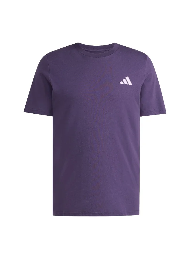 Adidas Adidas Mer Pw Gfxtee M Purple T-Shirt (Short Sleeve) T-Shirts For Men