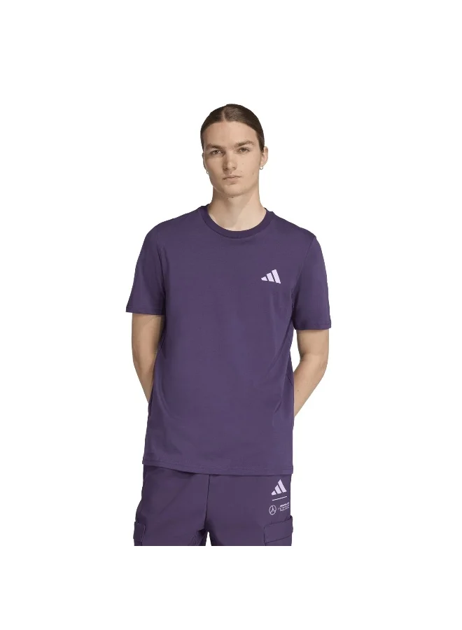 Adidas Adidas Mer Pw Gfxtee M Purple T-Shirt (Short Sleeve) T-Shirts For Men